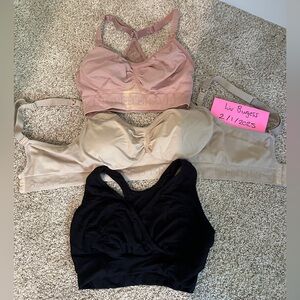 3 Kindred Bravely breastfeeding / pumping bras Size S (Busty)